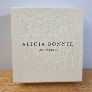 NWT Alicia Bonnie, "Isabella", Gold/Multi Hoop Earrings